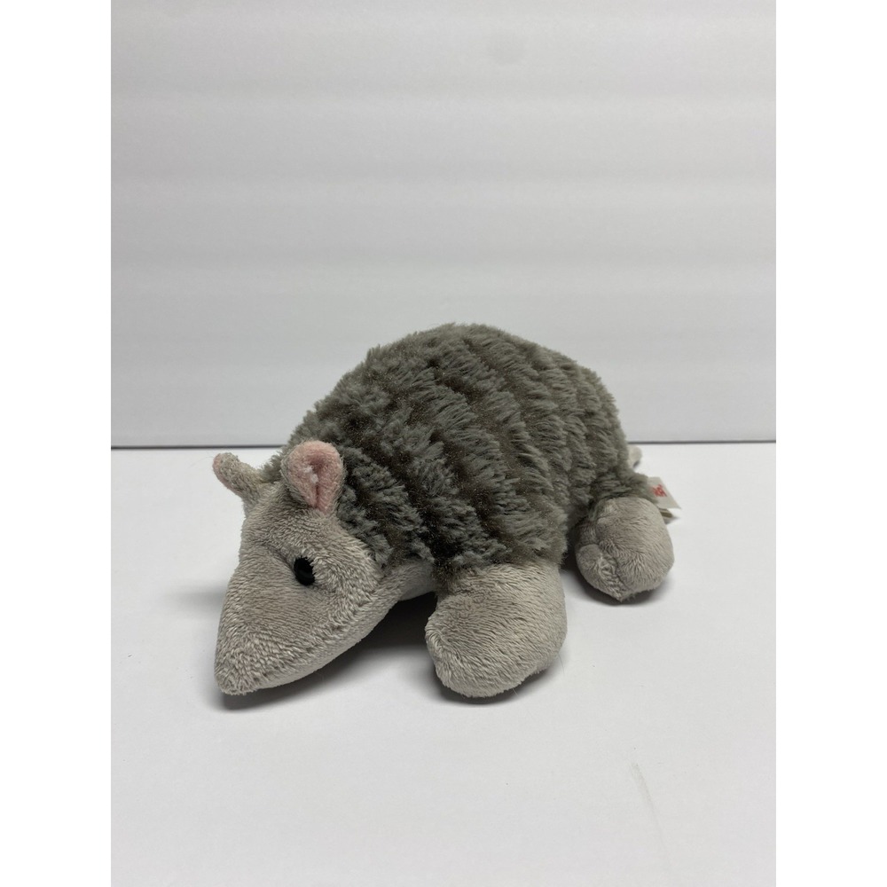 Aurora Gray Armadillo Plush Stuffed Animal Small 2005 MPN 14034